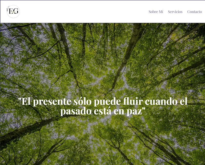 Proyecto Elizabeth Gilardini - Sitio personal para profesional de coaching y desarrollo personal